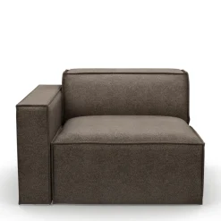 The Jagger Corner Left, bouclé, hedgehog