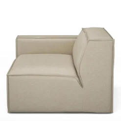 The Jagger Corner Left, oxford weave, flanders flax