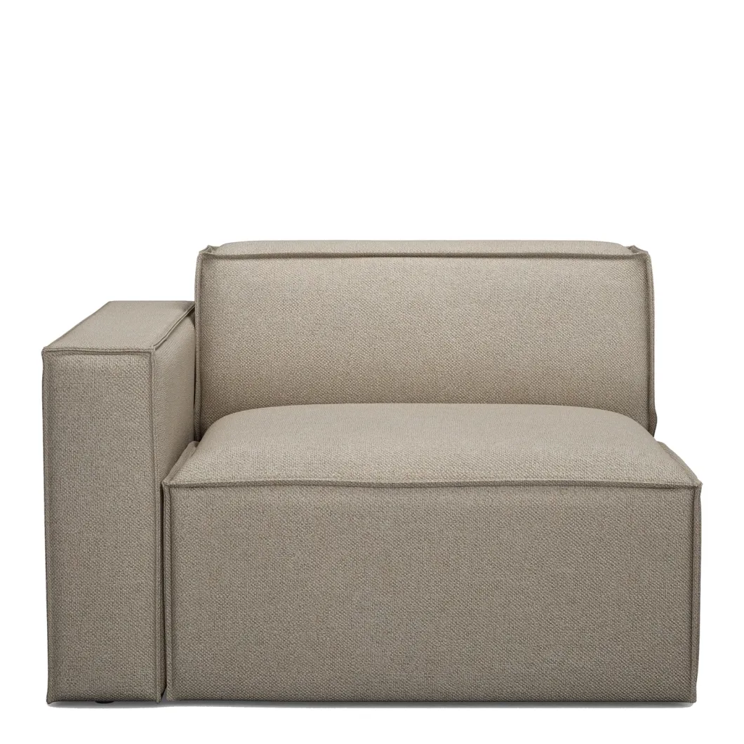 The Jagger Corner Left, oxford weave, anvers flax