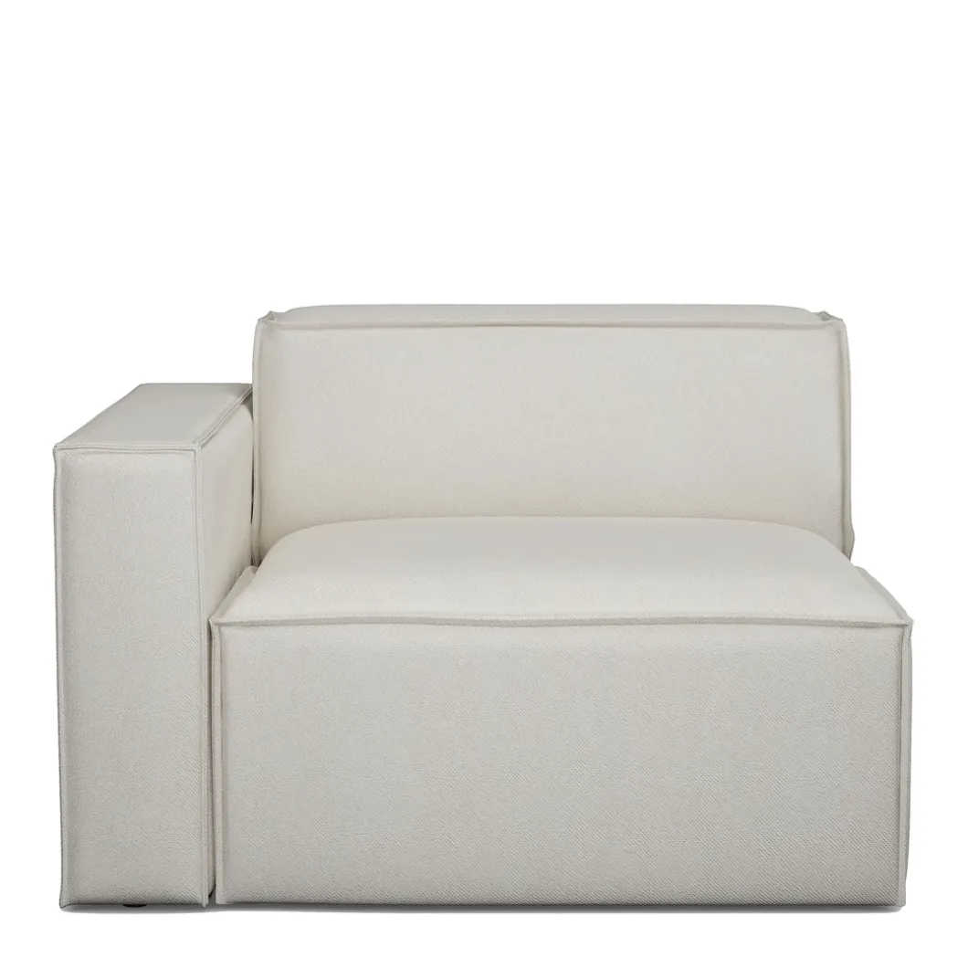 The Jagger Corner Left, oxford weave, alaskan white