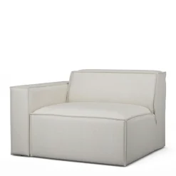 The Jagger Corner Left, oxford weave, alaskan white