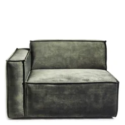 The Jagger Corner Left, velvet, ivy