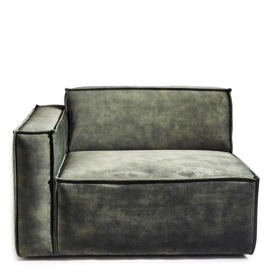 The Jagger Corner Left, velvet, ivy