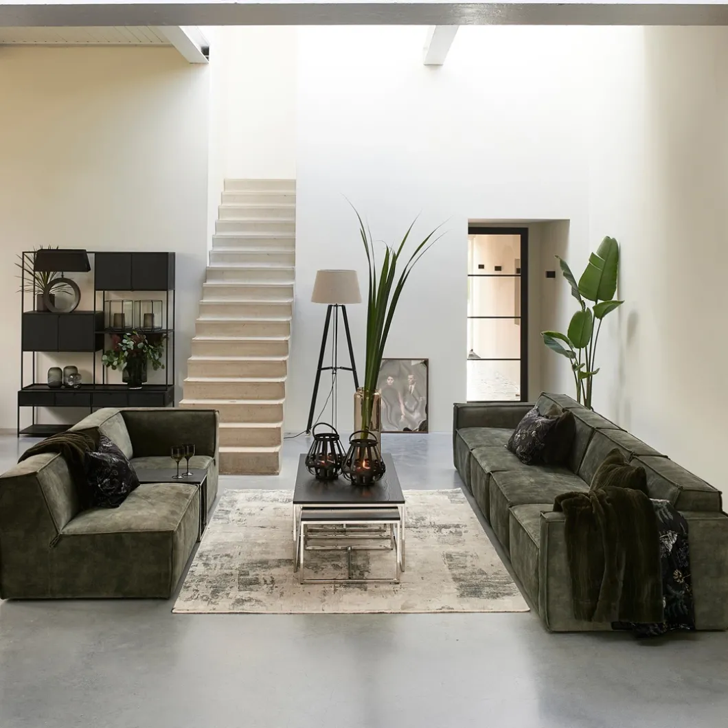 The Jagger Corner Left, velvet, ivy