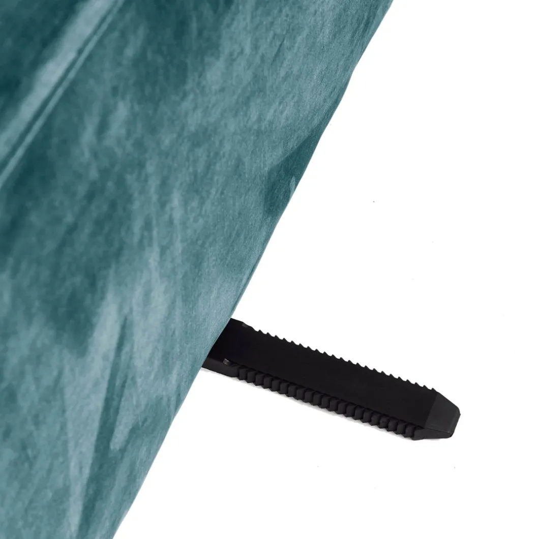 The Jagger Corner Left, velvet, petrol