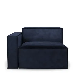 The Jagger Corner Left, velvet, estate blue