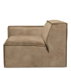 The Jagger Corner Left, velvet, golden beige