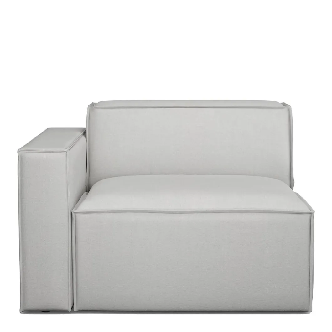 The Jagger Corner Left, washed cotton, ash grey