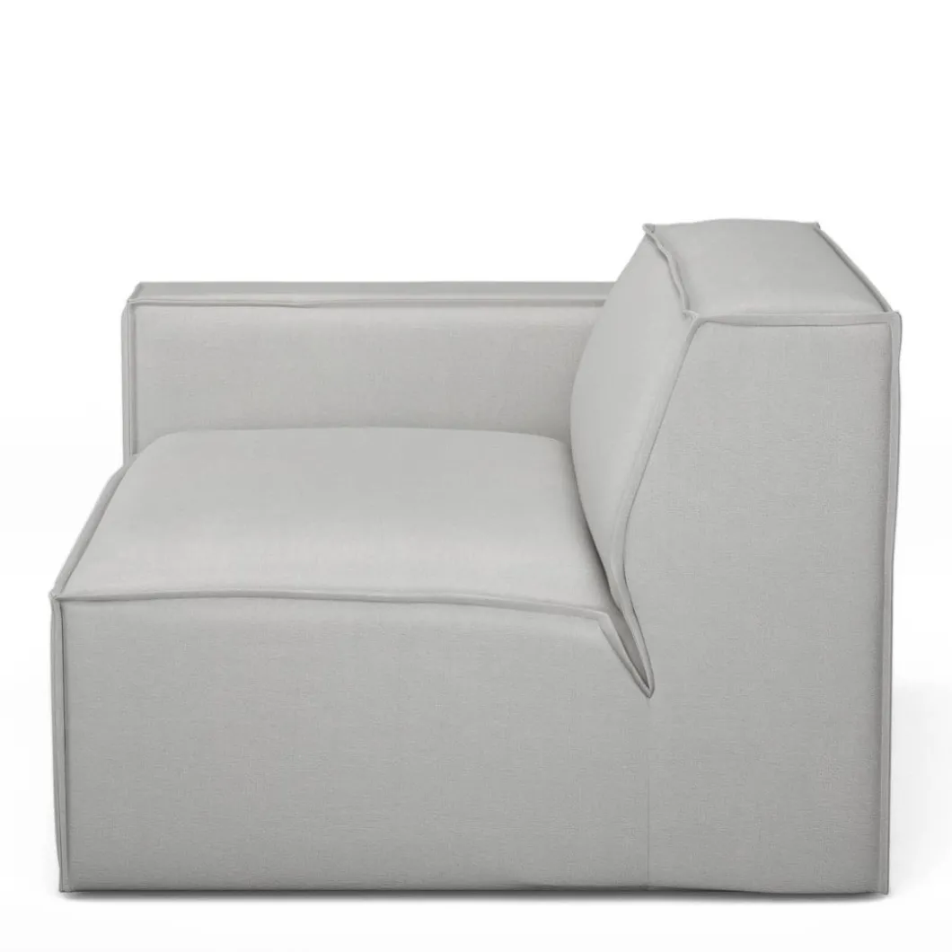 The Jagger Corner Left, washed cotton, ash grey