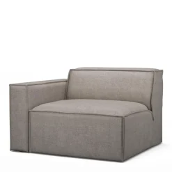 The Jagger Corner Left, washed cotton, stone