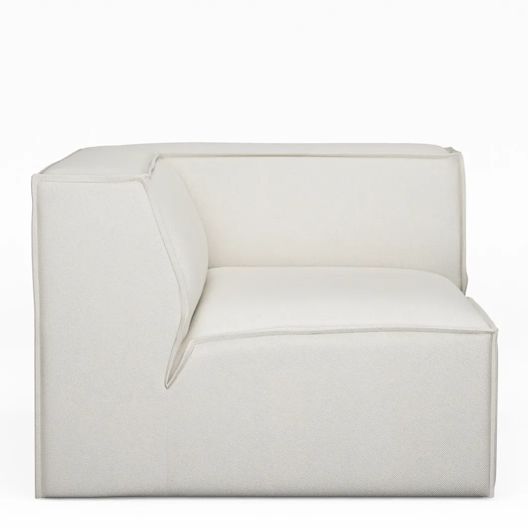 The Jagger Corner, oxford weave, alaskan white