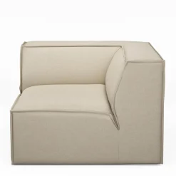 The Jagger Corner, oxford weave, flanders flax