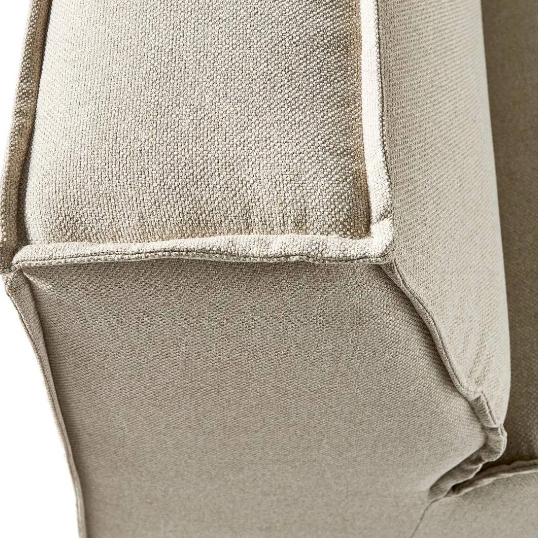 The Jagger Corner Right, oxford weave, anvers flax