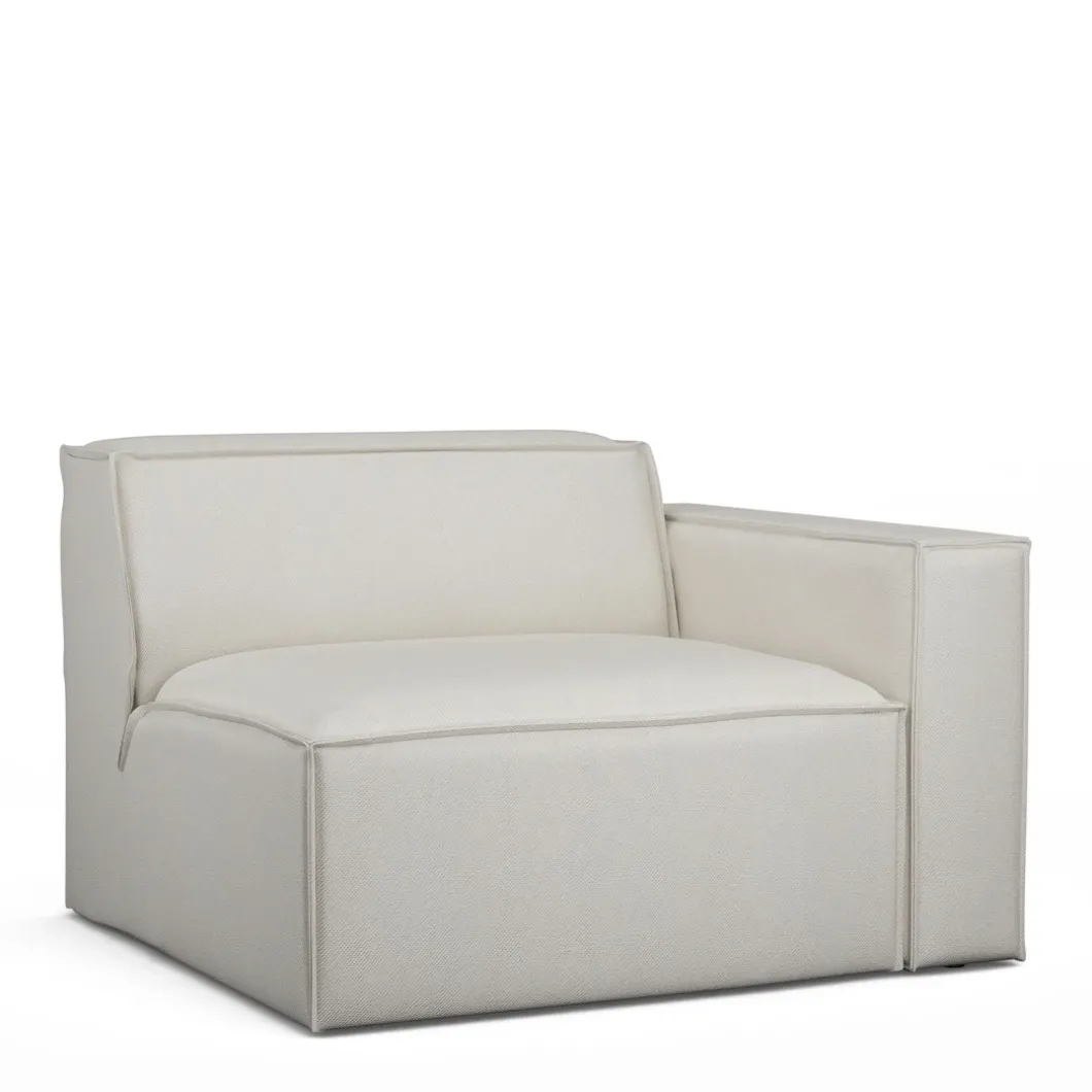 The Jagger Corner Right, oxford weave, alaskan white