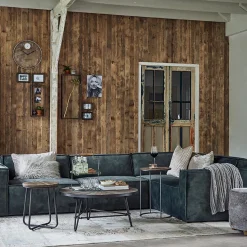 The Jagger Corner Right, velvet, golden beige