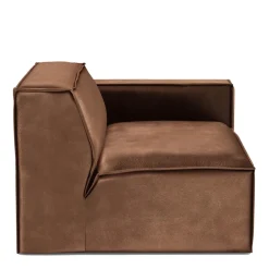 The Jagger Corner Right, velvet, chocolate