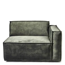 The Jagger Corner Right, velvet, ivy