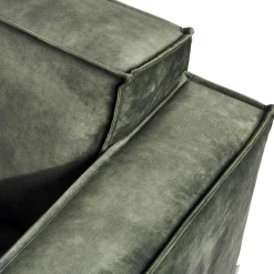 The Jagger Corner Right, velvet, ivy