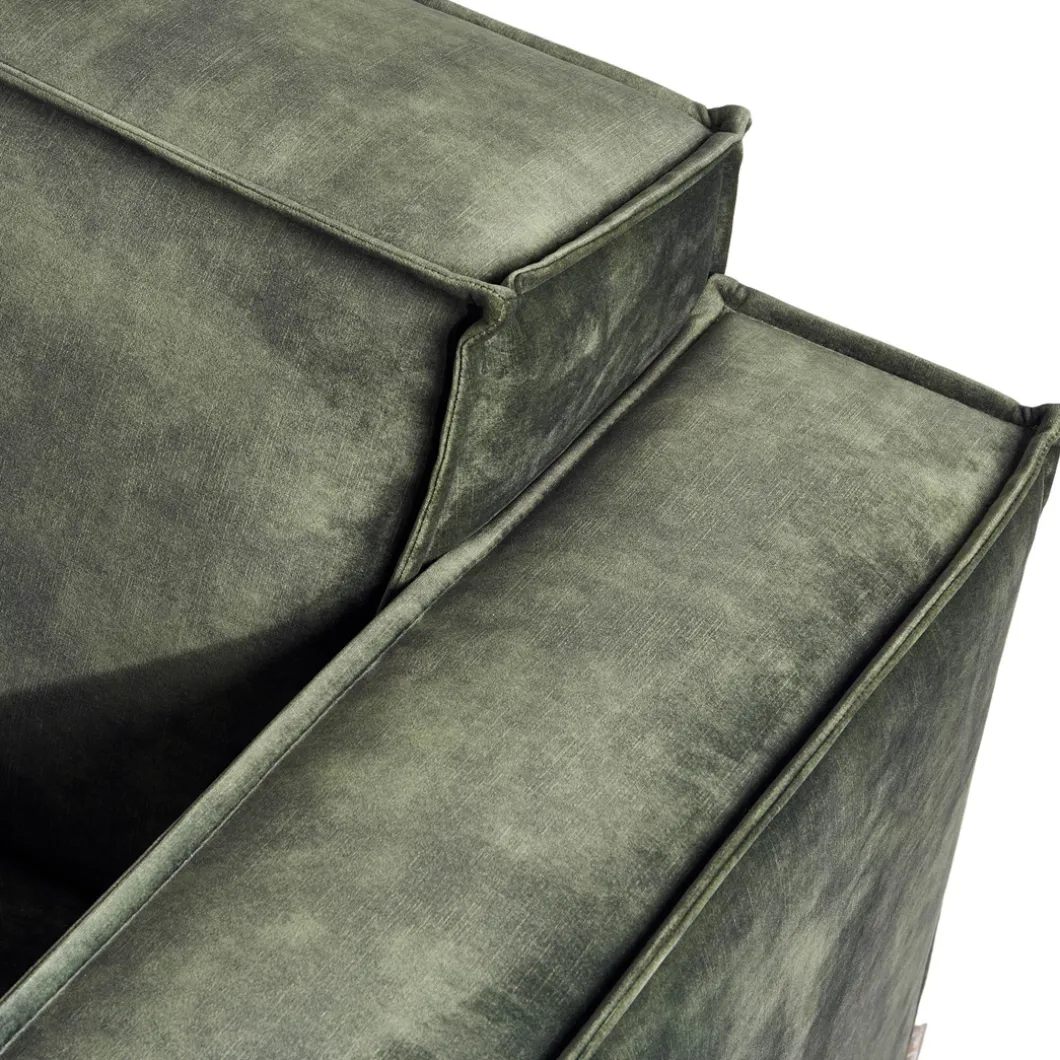 The Jagger Corner Right, velvet, ivy