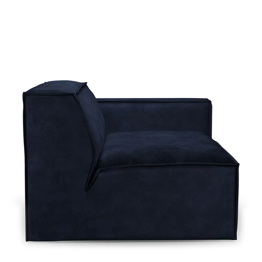 The Jagger Corner Right, velvet, estate blue