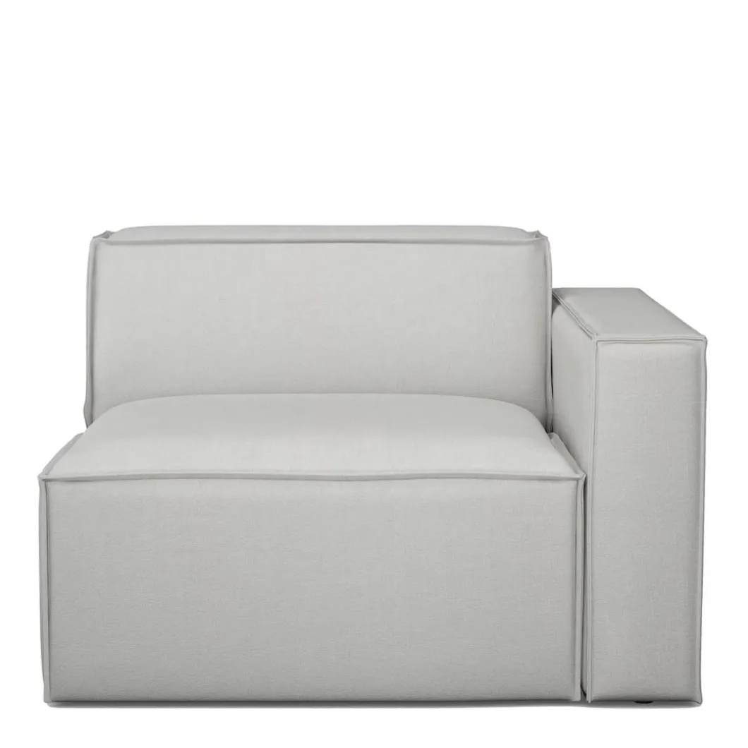 The Jagger Corner Right, washed cotton, ash grey