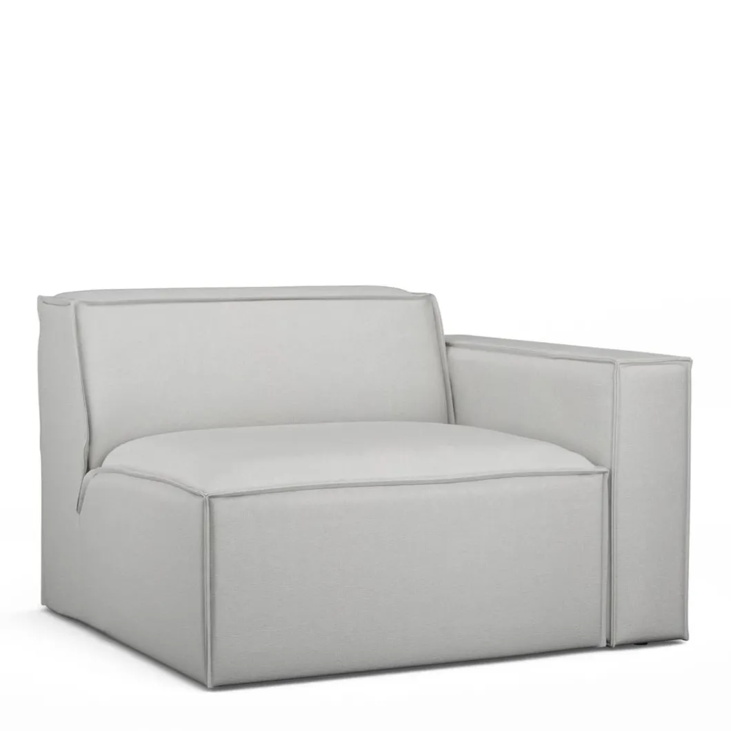 The Jagger Corner Right, washed cotton, ash grey