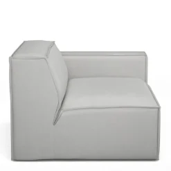 The Jagger Corner Right, washed cotton, ash grey