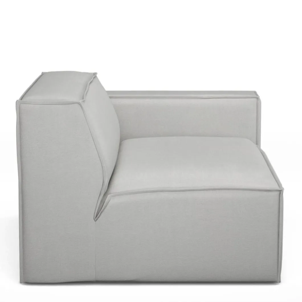 The Jagger Corner Right, washed cotton, ash grey