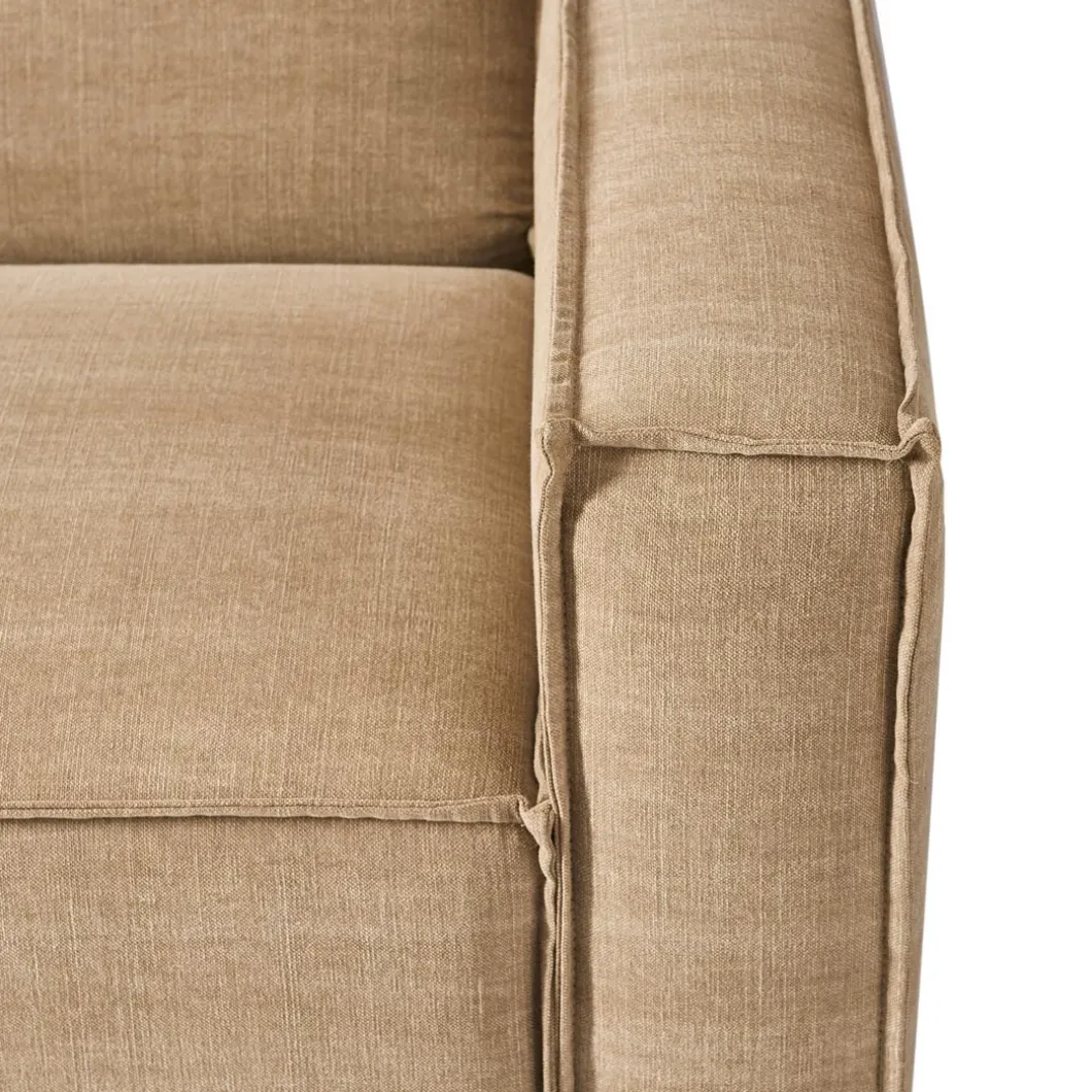 The Jagger Corner Right, washed cotton, naturel