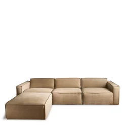 The Jagger Corner Right, washed cotton, naturel