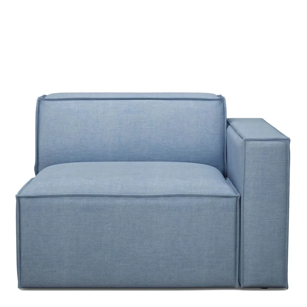 The Jagger Corner Right, washed cotton, ice blue