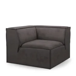 The Jagger Corner, scottish suede, noir