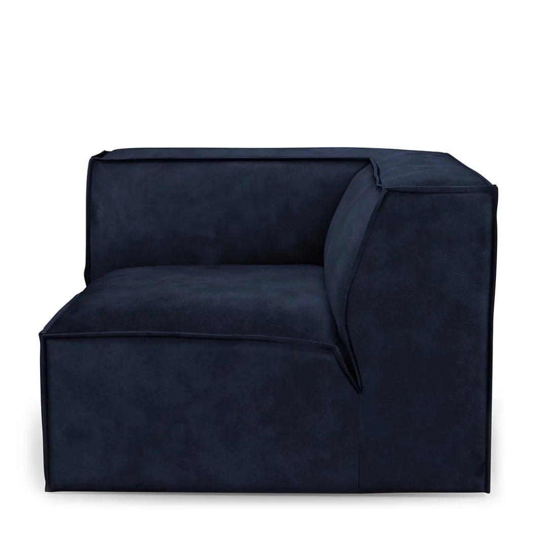 The Jagger Corner, velvet, estate blue