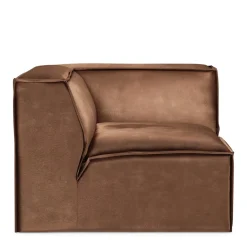 The Jagger Corner, velvet, chocolate