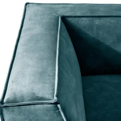 The Jagger Corner, velvet, petrol