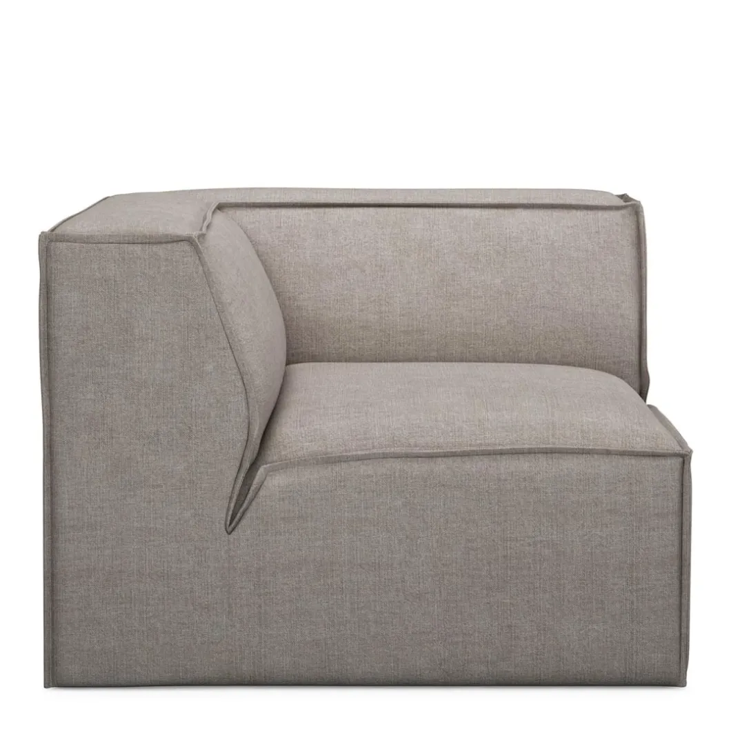 The Jagger Corner, washed cotton, stone