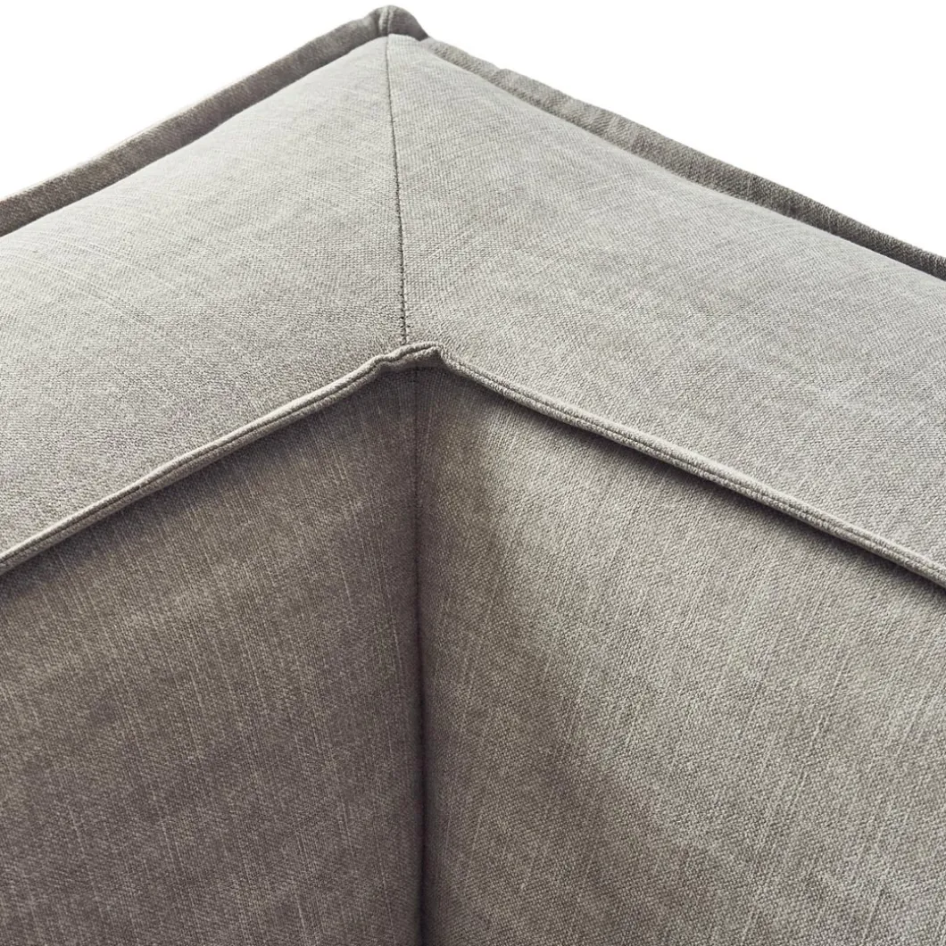 The Jagger Corner, washed cotton, stone