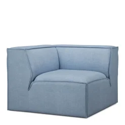 The Jagger Corner, washed cotton, ice blue