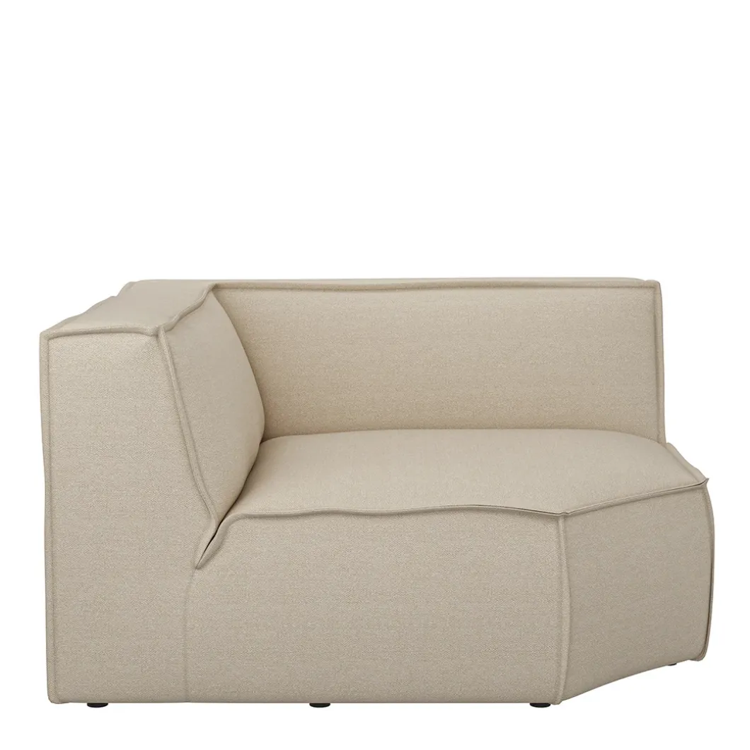 The Jagger Corner XL, oxford weave, flanders flax