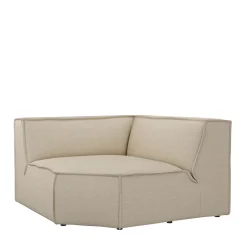 The Jagger Corner XL, oxford weave, flanders flax