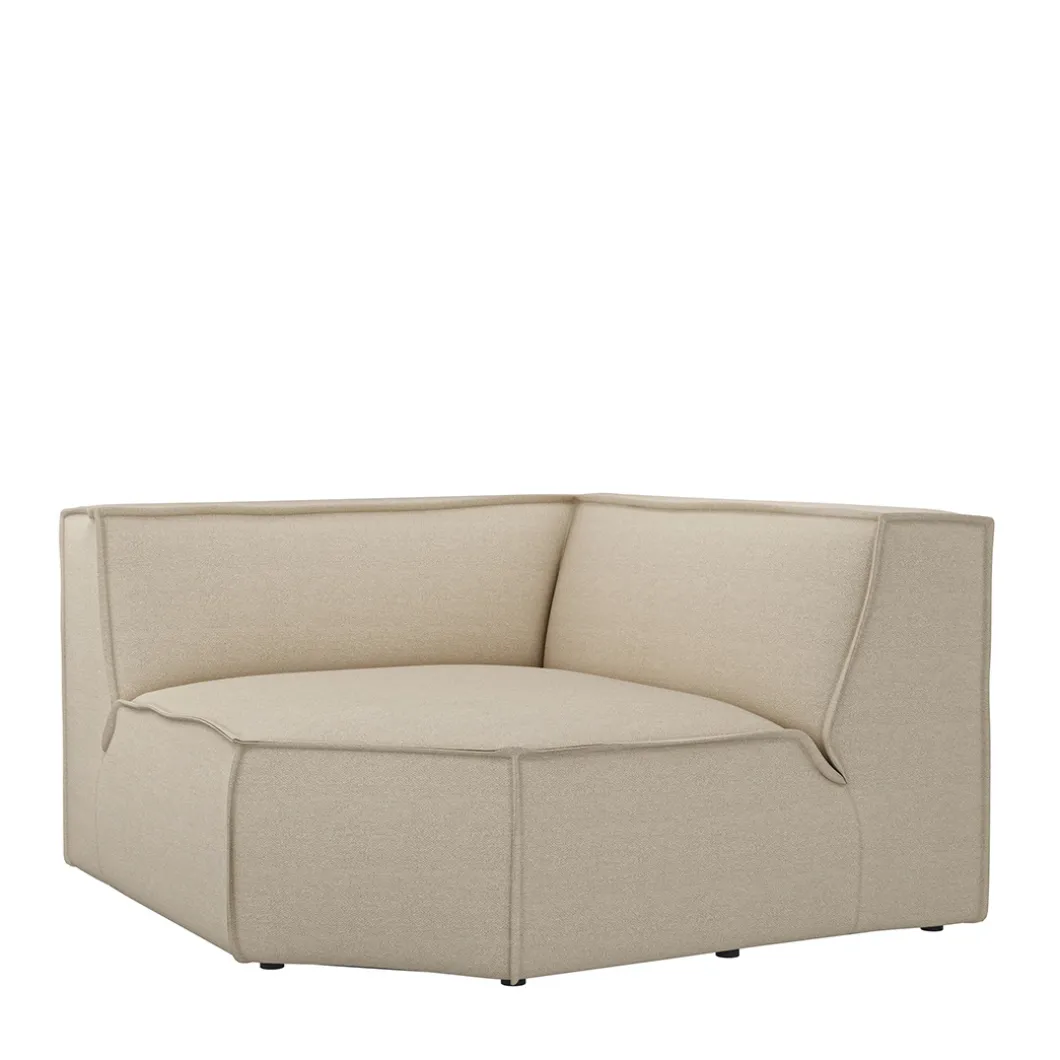 The Jagger Corner XL, oxford weave, flanders flax