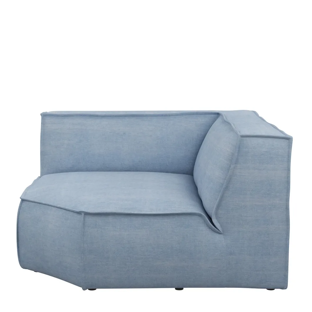 The Jagger Corner XL, washed cotton, ice blue