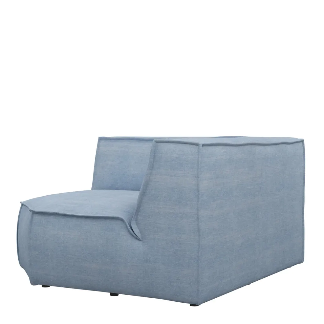 The Jagger Corner XL, washed cotton, ice blue