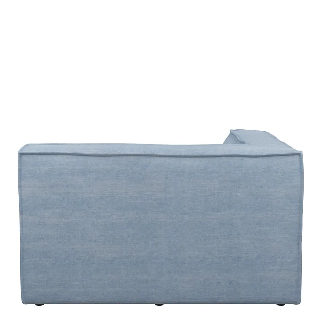 The Jagger Corner XL, washed cotton, ice blue