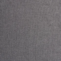 The Jagger Footstool, oxford weave, steel grey