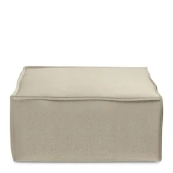 The Jagger Footstool, velvet, pearl