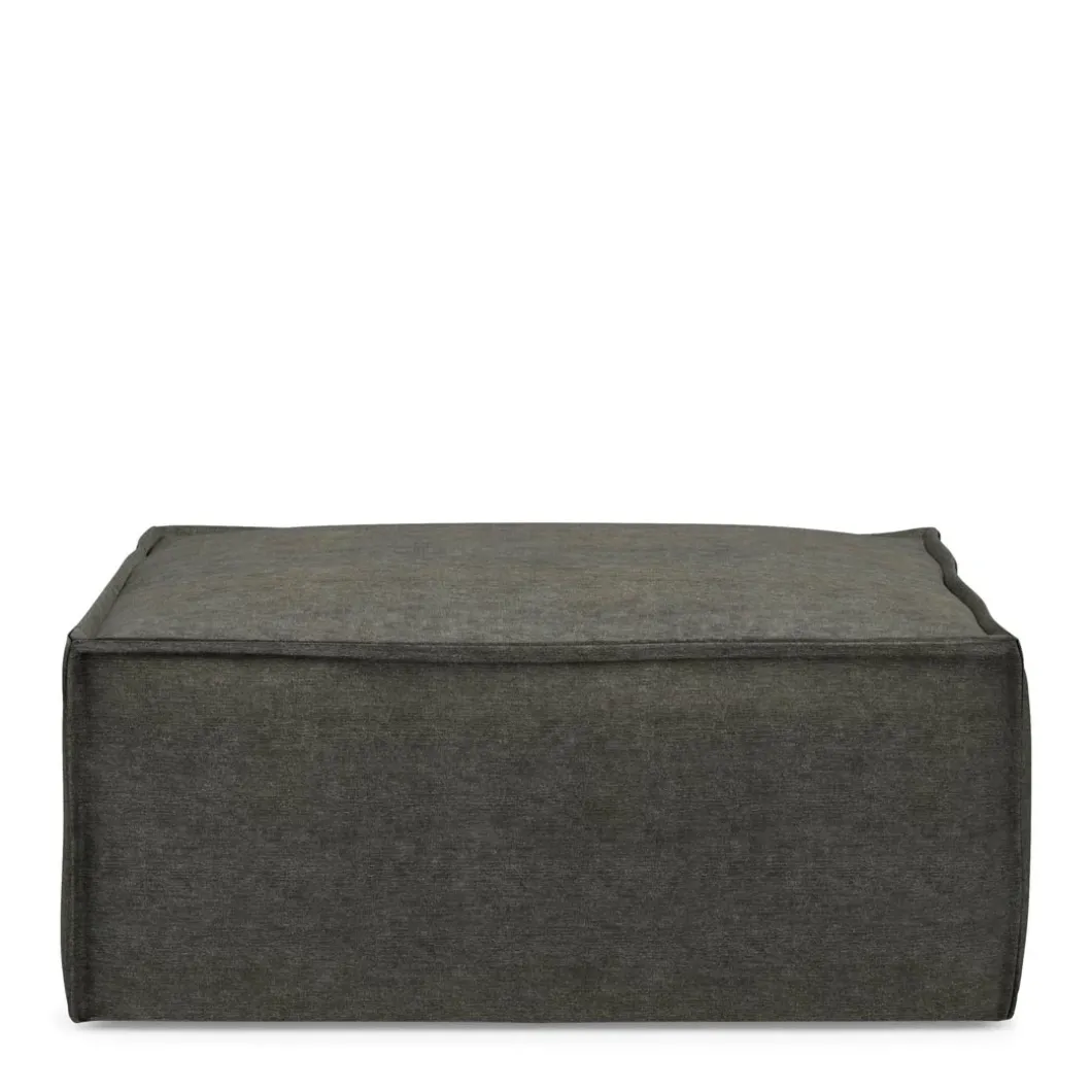 The Jagger Footstool, velvet, shadow