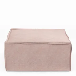 The Jagger Footstool, velvet, blossom