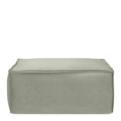 The Jagger Footstool, velvet, mint