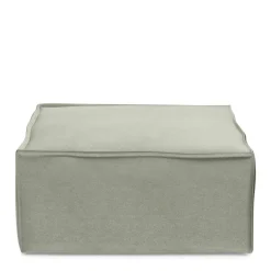 The Jagger Footstool, velvet, mint